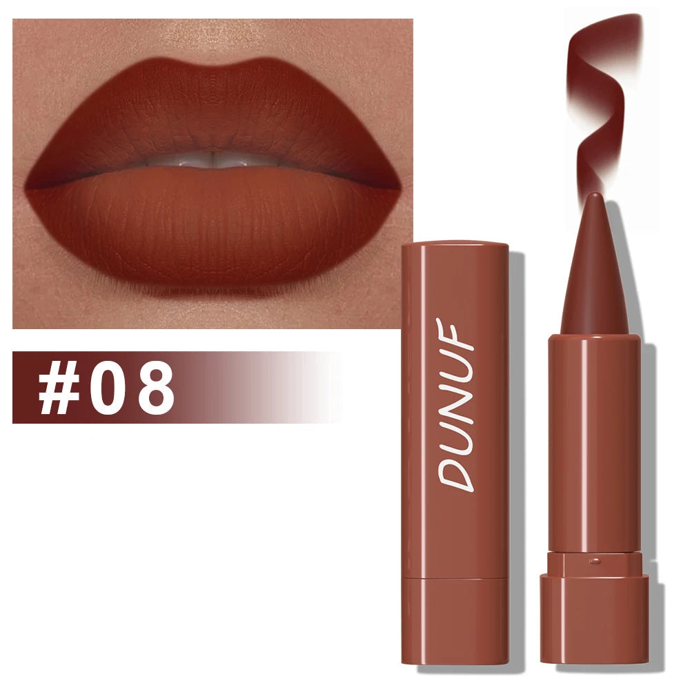 Gradient Lip Liner Pen with Matte Velvet Finish Smooth Application  Lipstick for Defined and Elegant Lips Good Vibrations
