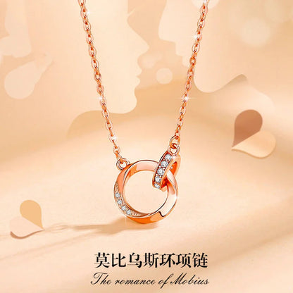 925 Sterling Silver AAA Zircon Necklace Chain High Quality Fashion Jewelry For Women Men Wedding Birthday Party Gift Good Vibrations