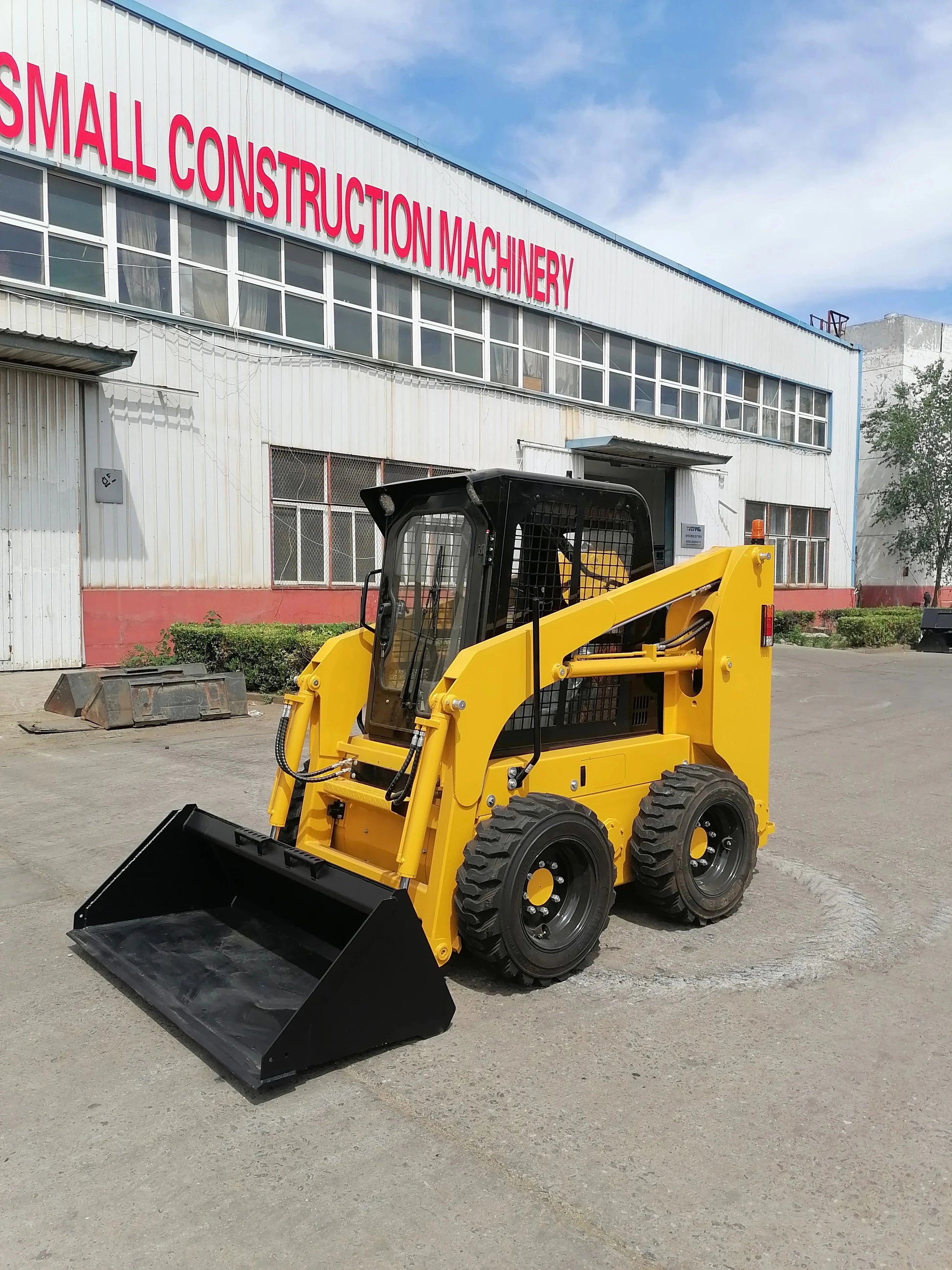 Mini loaderWheel Skid Steer Loader Free Shipping Customized 1000KG  skid steer track loader for sale CE EPA Fast delivery Good Vibrations