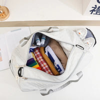 Travel Duffle bag Travel Sport Duffle Bag for Gym Waterproof Carry On Bag Large Capacity Overnight Bags for Women Good Vibrations