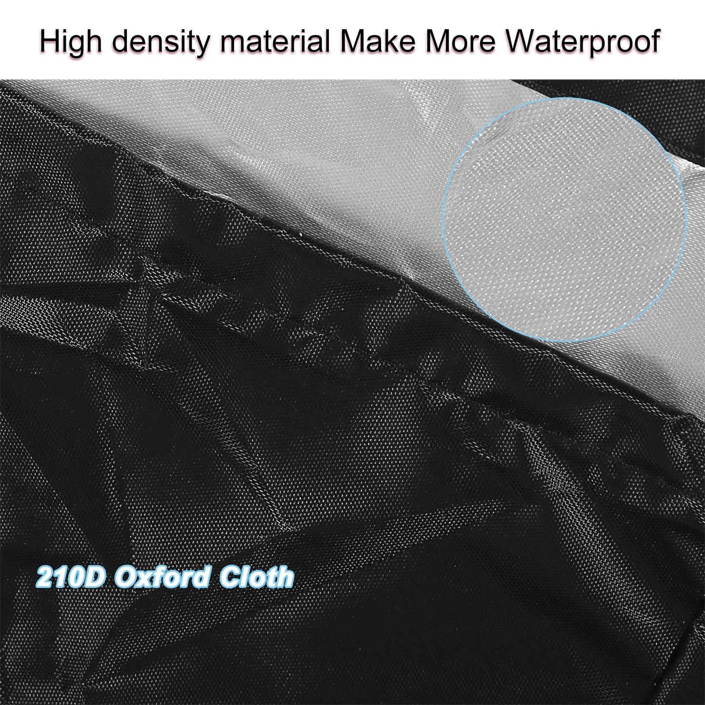 Uxcell Half Motor Engine Boat Cover 15-250HP 210D Oxford Cloth Waterproof Sun Dustproof Marine Engine Protector Cover Good Vibrations