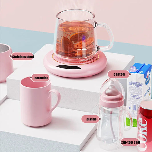 1PC Thermostatic Heating Coaster USB Home Heating Coaster 3-speed Adjustment Heating 55 Degrees Constant Temperature Good Vibrations Adult Super Store