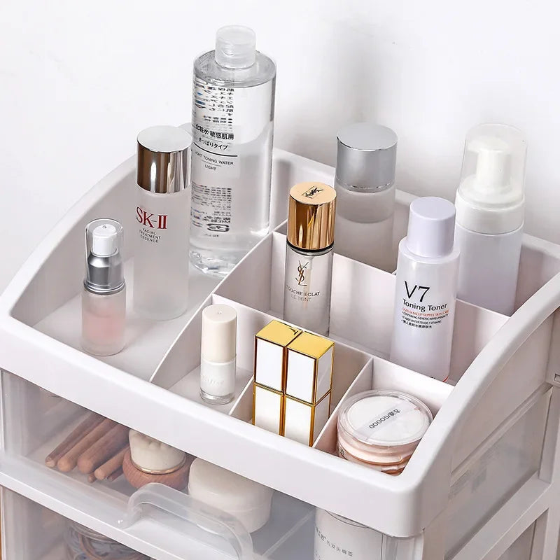 Make Up Case Jewelry Container Box Makeup Organizer Drawers Plastic Cosmetic Storage Box Makeup Brush Holder Organizers Good Vibrations