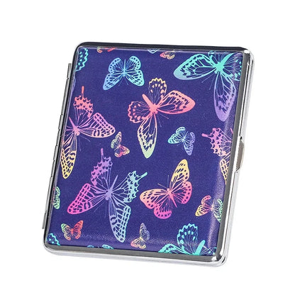 Fashion Cigarette Case 20 Pack Portable Leather Cigarette Holder Creative Personality Coarse Cigarette Storage Box Good Vibrations Adult Super Store