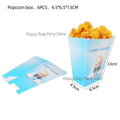 Baby Boy Party Decoration Banner Tableware Supplies Paper Boy DIY Cake Topper Birthday Foil Balloons Kit Accessory Gift Bags Good Vibrations