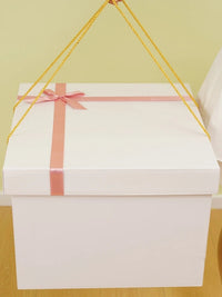 White Surprise Birthday Gift Box Extra Large Ceremony Feeling Girlfriend Present Box Special Large Size Wedding Celebration S... Good Vibrations