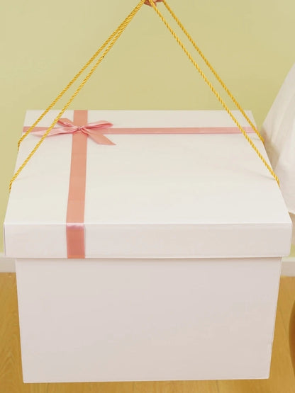 White Surprise Birthday Gift Box Extra Large Ceremony Feeling Girlfriend Present Box Special Large Size Wedding Celebration S... Good Vibrations