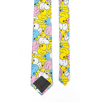 Fashion Adult Tie 8cm Wide Polyester Cartoon Yellow Duck Series Cute Accessories Novelty Design Wedding Business Fashion Gravata Good Vibrations