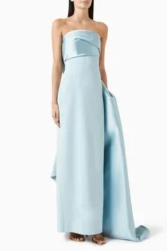 Flowers Prom Satin Evening Dresses Straight Party Dress Pleats Christmas Dress فساتين مناسبة رسمية Customized Good Vibrations