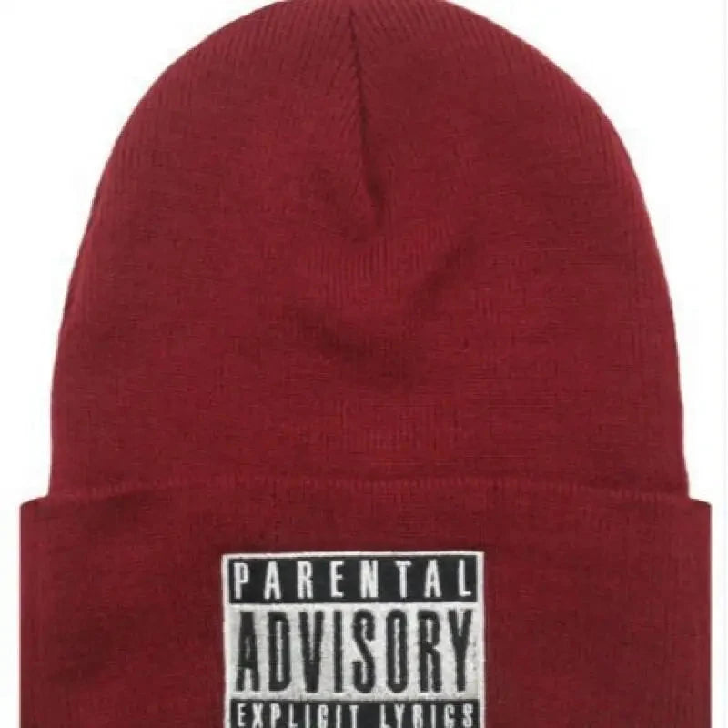 Knitted hats for men and women, knitted street dance hats, woolen hats, fashionable and versatile, trendy styles Good Vibrations