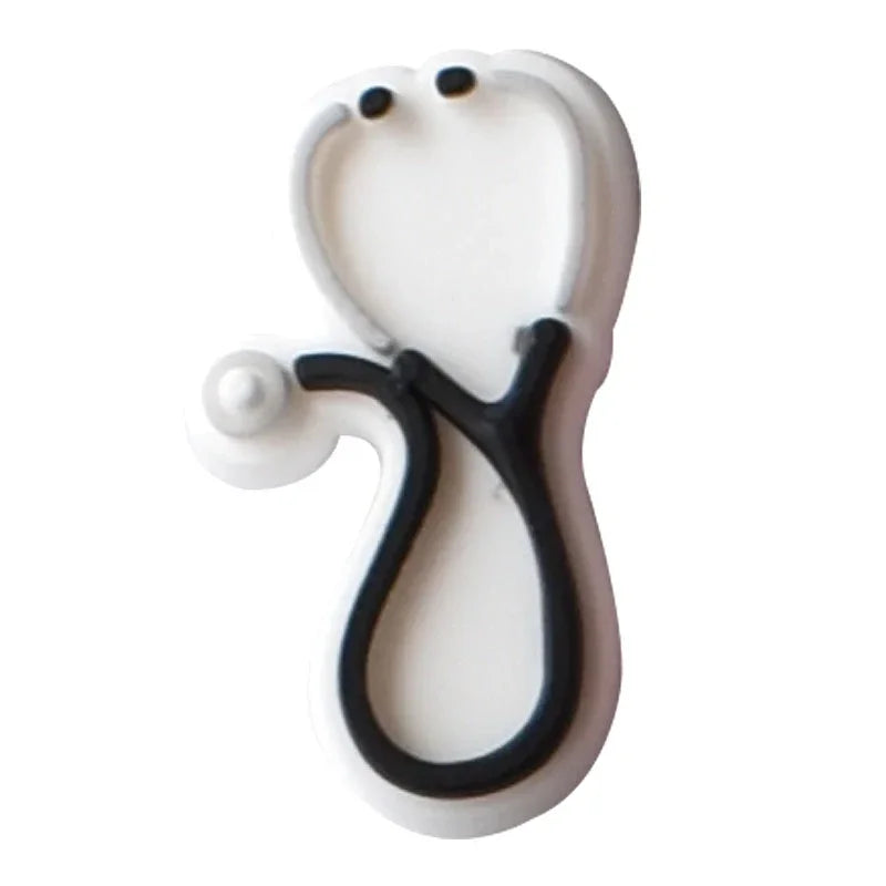 Shoe Charms for Crocs Accessories Organ Medical Care Shoes Charm for Croc Decorations Pins Men Accessory Jeans Woman Clogs Clips Good Vibrations