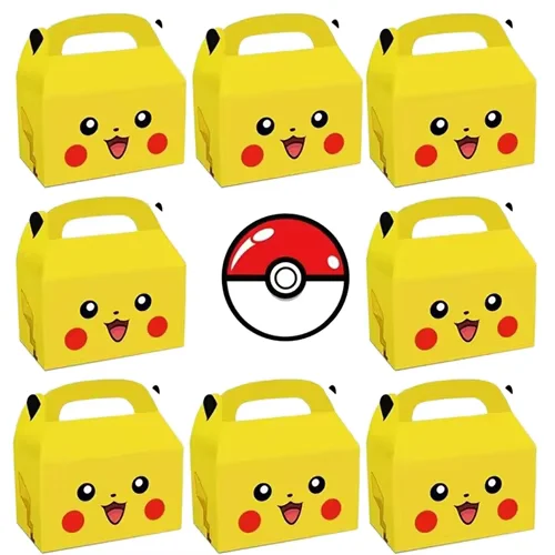 Pokemon Birthday Party Supplies Pikachu Decoration Banner Balloons Tableware Set Plates Napkins Baby Shower Children's Toy Gifts Good Vibrations