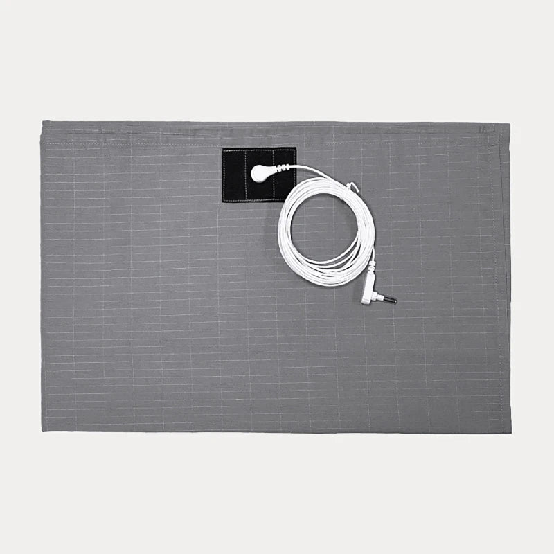 Grounding Sheet Soft  Earthing Sheet Grounding Bed Sheet With Cord 95% Cotton And 5% Soft Silver Thread For Healing Sleep Good Vibrations