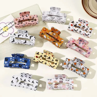 Halloween Theme - With Ghost/Pumpkin/Bat Patterns, Perfect For Holiday Party Costumes, Fashion Accessories For Women And Girls Good Vibrations