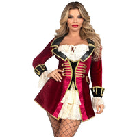 Halloween Costumes Sexy Women Medieval Pirate Costume S-XL Viking Caribbean Cosplay Carnival Festival Party Halloween Outfit Good Vibrations
