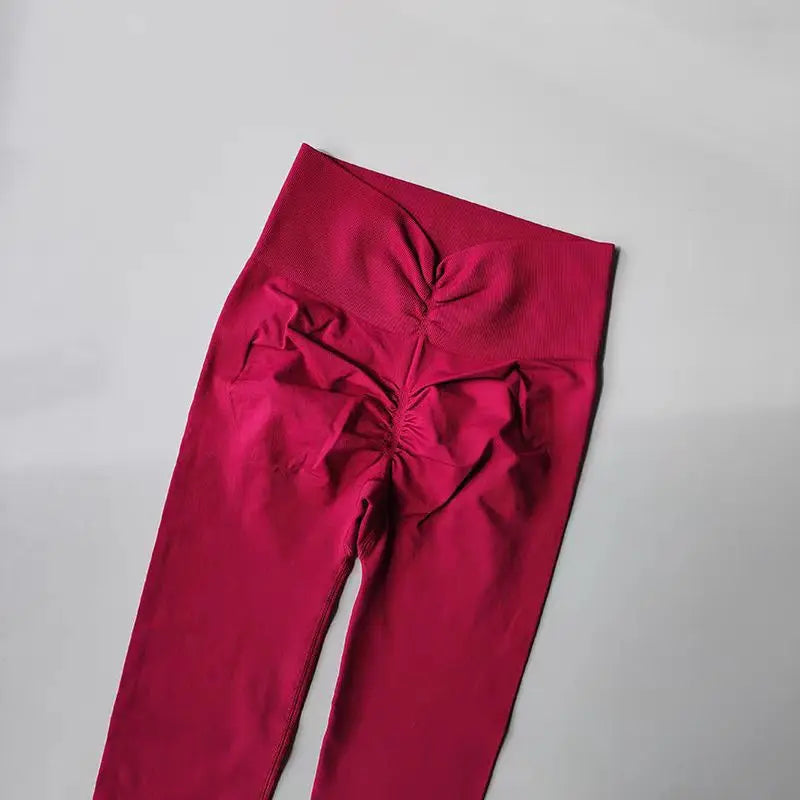 High-end Yoga Pants Women Fitness Leggings High elastic Sports Pants Push UP Tights Running Leggings Breathable Gym Leggings Good Vibrations