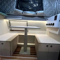 RV, Travel Trailer, Tourist Camper, Pickup Truck Sliding Camper, Liftable Backpacking Camper, Pickup Truck Converted Into An RV Good Vibrations