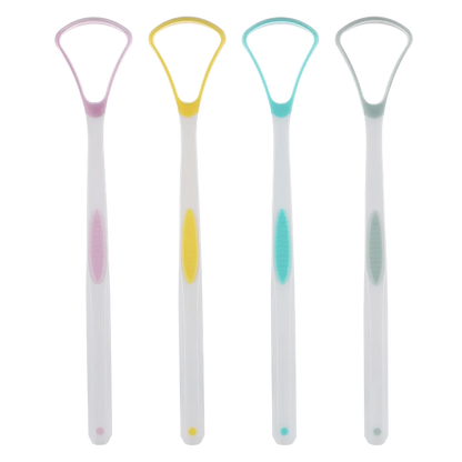 Tongue Scraper Cleaner for Adult Kid,Tongue Brush for Fresh Breath Dental Eliminate Bad Breath in Seconds Oral Care Tool Good Vibrations