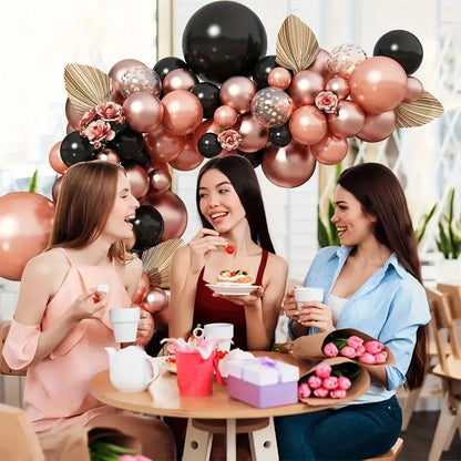 99 rose gold 18th birthday female decorations, rose gold 18th birthday decorations, 18 year rose gold balloons Good Vibrations