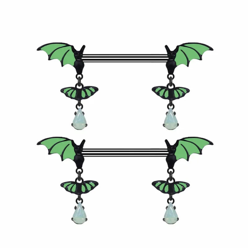 Gothic Nipple Rings Spider Skull Nipple Piercing Jewelry Halloween Body Jewelry Good Vibrations Adult Super Store