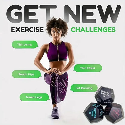 Fitness Game Dice PU Foam 12 Sides Rounded Numbers DiceEnjoy New Exercise Methods Anywhere Add Surprise Fun To Fitness Routine Good Vibrations