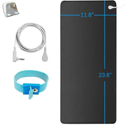 Grounding Mat Earthing Pad PU Grounding Sheet for Sleep Improvement Anxiety Relief Anti Fatigue Body Ground Mat Home Office U Good Vibrations