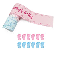 How Big is Mommy's Belly? Includes 1 Mommy's Belly Measuring Tape and 12 Stickers, Gender Neutral Fun Baby-Shower Game Good Vibrations