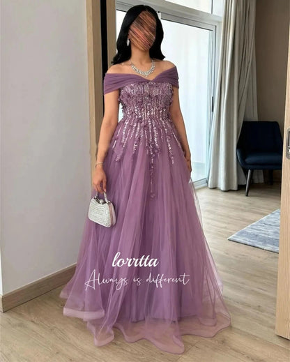 Lorrtta Wedding Party Dress Evening Eid 3D Flower Decoration Robe Soiree Robes De Cocktail Dresses Elegant Woman Gala Customized Good Vibrations