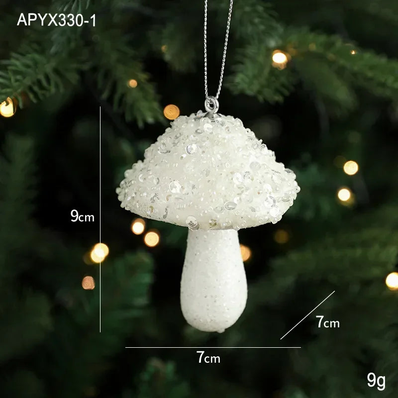 2025 Creative Christmas Hanging Cute Ice Cream Pendant Navidad 2026 Christmas Decor Xmas Tree Decor New Year Gift Toys Good Vibrations