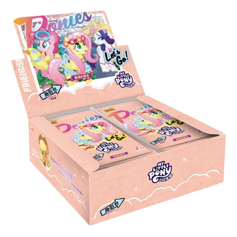 KAYOU Genuine My Little Pony Card Cute Funny Party Friendship Eternal Cards SGR Princess Anime Game Collectible Cards Toys Gifts Good Vibrations