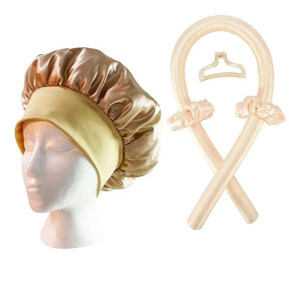Heatless Curling Rod Headband Night Cap No Heat Hair Curler Hair Rollers Soft Curlers Lazy Curls Sleeping Bonnet Styling Tools Good Vibrations