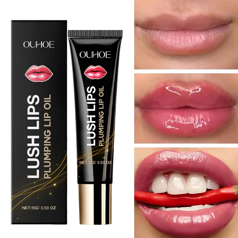 Lip Plumper Oil Instantly Volumising Increase Lip Elasticity Long-lasting Moisturize Lip Plumper Gloss Sexy Beauty Makeup Good Vibrations
