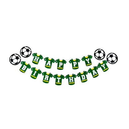 Soccer Party Disposable Tableware Paper Plates Cups Napkins Tablecloth Soccer Birthday Party Decoration Good Vibrations