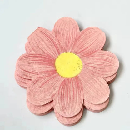 Disposable Daisy Paper Plate Flower Meal Plate Picnic Cake Plates Birthday Theme Party Decoration Good Vibrations