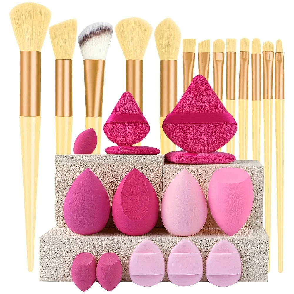 Makeup Brushes 8-29Pcs Makeup Kit Professional Women Cosmetic Soft Powder Brush Eyeshadow Foundation Full Set Travel Beauty Tool Good Vibrations