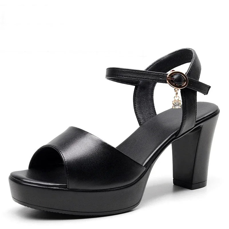 2025  Women Sandals Summer  Female High Heels Dance Shoes Platform Sandal Designer Shoe  Luxury High Quality Good Vibrations