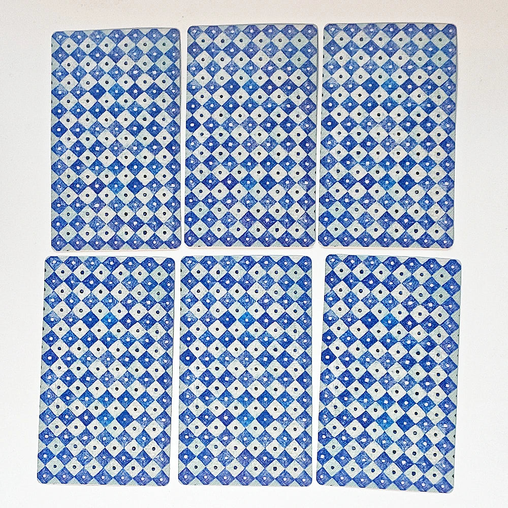 78 Pcs Tarot Cards Drawn with Ball Pens Printed on 350GSM Double-embossed Cardstock 12*7cm Rediscovered Classic Tarot Deck Good Vibrations