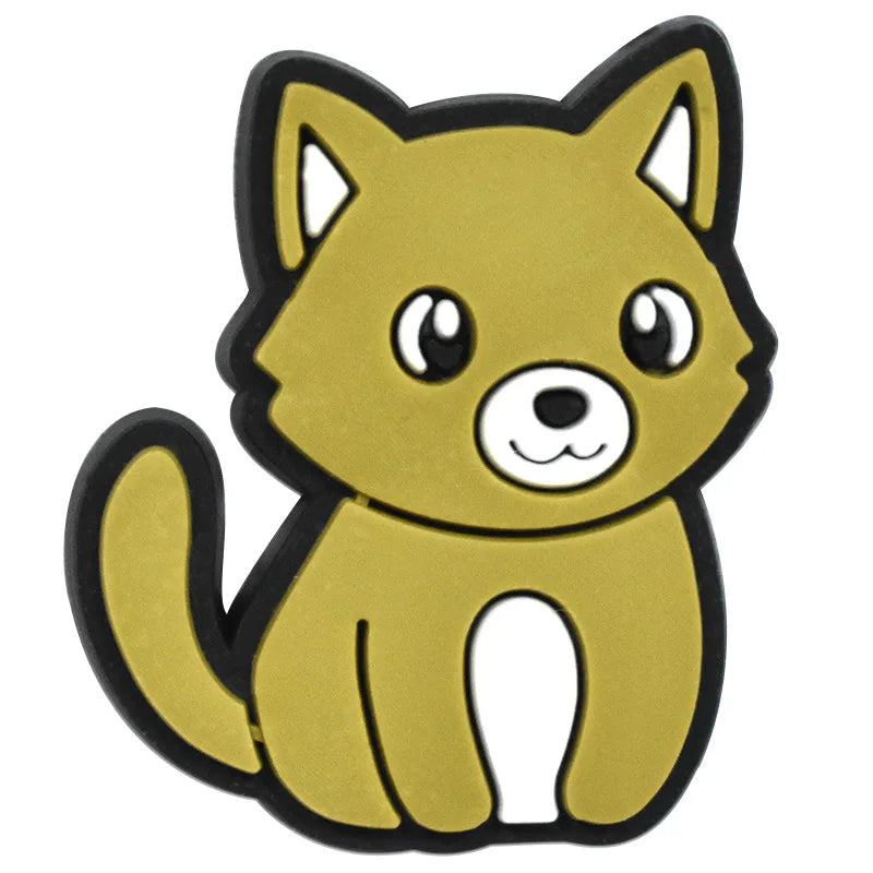 Shoe Charms for Crocs Accessories Cute cat Shoes Charm for Croc Decorations Pins Men Accessory Jeans Woman Clogs Clips Badges ﻿ Good Vibrations