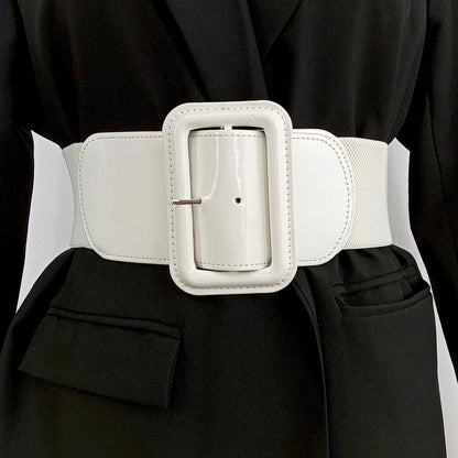 Plus Size Black Stretch Cummerbunds Female Wide Black Corset Belt Big Dress Red Waistband Designer Belts For Women White Good Vibrations