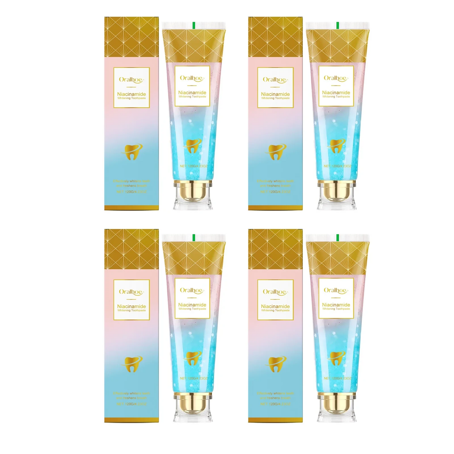 Niacinamide Whitening Toothpaste Remove Yellow Teeth Smoke Stains Improve Oral Smell Breath Fresh Tooth Bleaching Care Product Good Vibrations