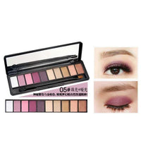 Fashion Eye Makeup Palette Natural Make Up Light 10 Color Nude Eye Shadow Shimmer Matte Eyeshadow Cosmetics Set with Brush Good Vibrations