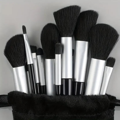 NEW13PCS Makeup Brush Set Eye Shadow Highlighter Concealer Brush Blush Loose Powder Brush Blending Soft Fluffy Women Beauty Tool Good Vibrations
