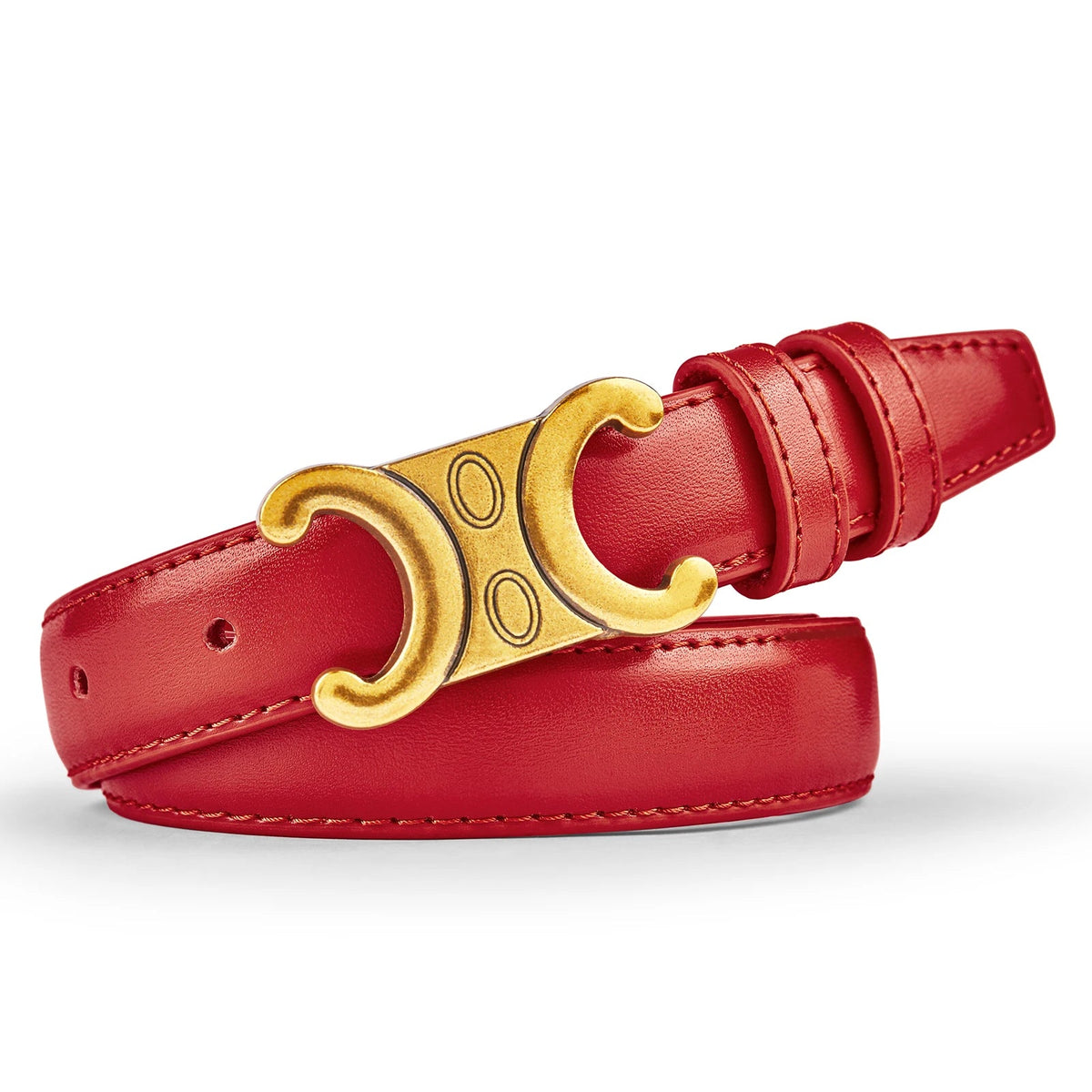Luxury Women's Belt, Gold Buckle, Genuine Leather Belt, Fashion Style  Match with Jeans, Skirts, Top Quality Belt for Women Good Vibrations
