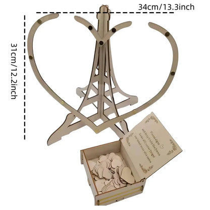 Wedding Ceremony Decor Wood Guest Book Alternative Bridal Shower Guest Book Sign Wedding Table Decor Personalized Wedding Gift Good Vibrations