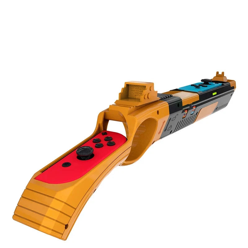 for Nintend Switch NS/NS OLED Gun Shape Handgrip Sense Joystick Game Controller Gamepad Joypad Gaming Accessories Good Vibrations