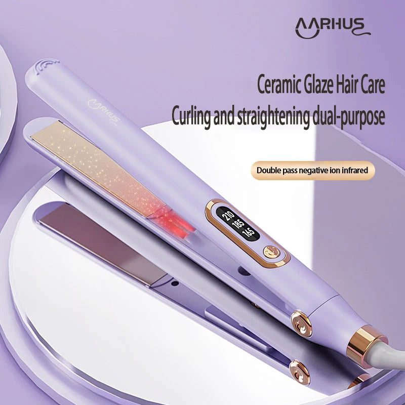 Professional Hair Straightener For Xiaomi Hot Comb Hair Style Tool Fast Heating Hair Iron Curler 2 in 1 Hairdressing Appliance Good Vibrations