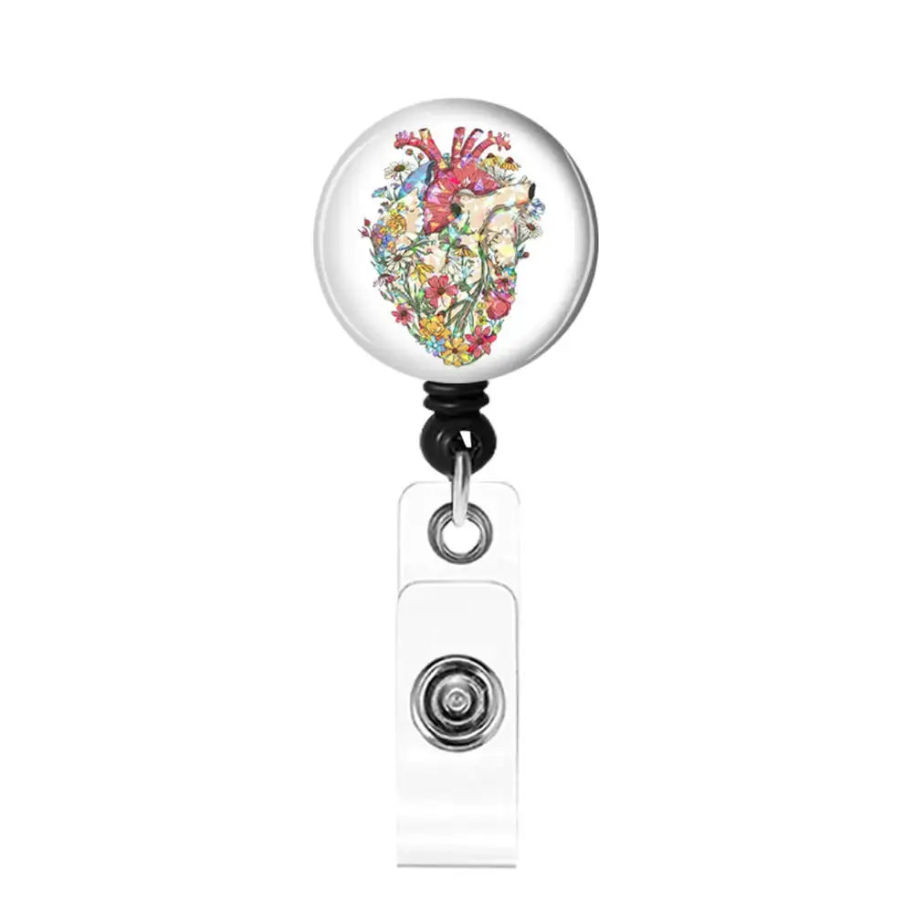 New Glitter Acrylic Retractable Nurse Badge Reel Doctor Teacher Student Name Id Card Holder Keychains Lanyard Wholesale Good Vibrations