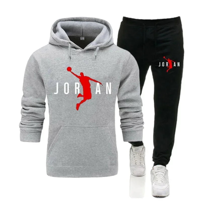 2025 Fall Winter Men's Tracksuit Hoodie Pants 2Pcs Sets Suit Leisure Sweatshirts Sweatpants Fashion Trends Brand Clothing S-3XL Good Vibrations