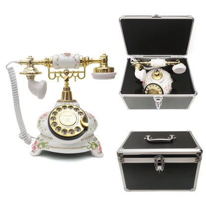 Wedding Audio Guest Book Telephone Classic Retro Rotary Craftsmanship Wedding Guestbook For Confessional Wedding Birthday Party Good Vibrations