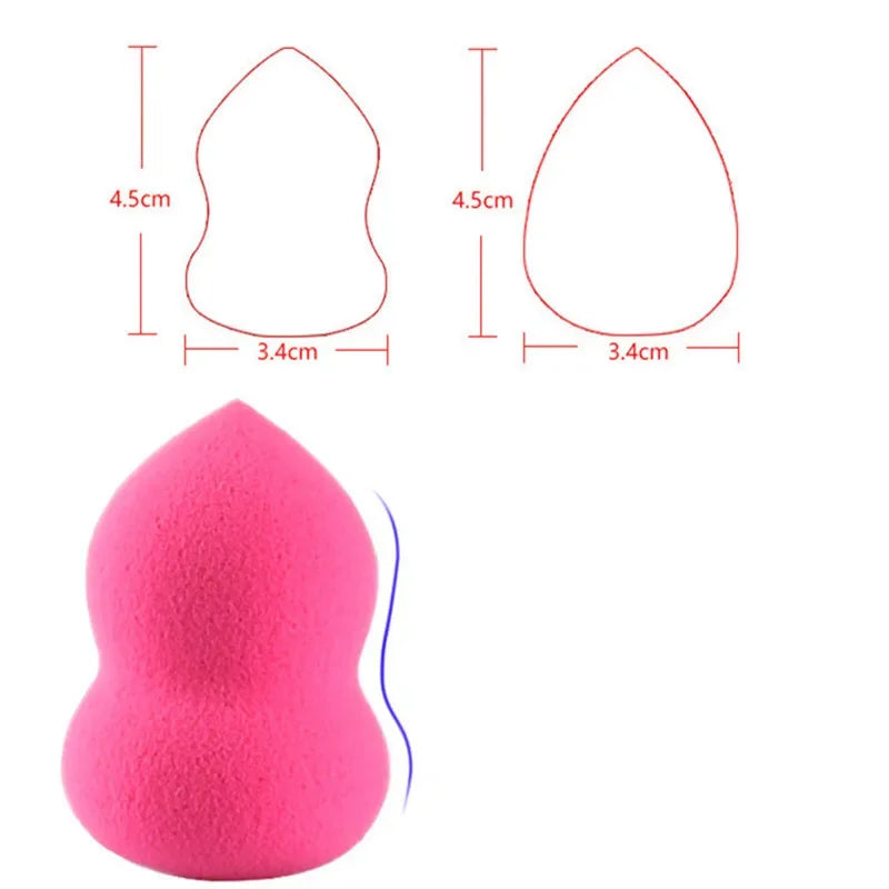 1pcs Professional Makeup Sponge Blush Foundation Puff Multi Shape Sponges Makeup Brushes Cosmeticos Brush Beauty Tools Good Vibrations